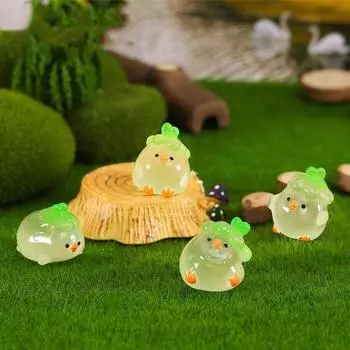 Изделия из смолы Фигурки цыплят Миниатюры Миниатюрные фигурки цыплят из овощей Декор для домашнего офиса Style 1