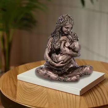 Изделия из смолы «Мать-Земля» подходят для рождественских украшений ко Дню матери. Подарки для дома. One Size коричневый