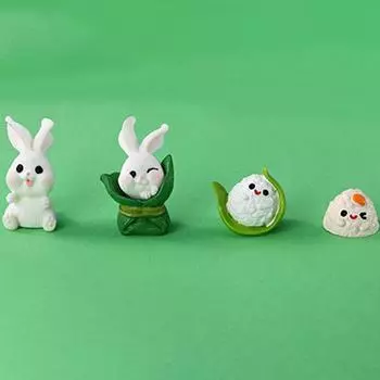 Изделия из смолы Милые миниатюры Zongzi DIY Микро Ландшафтные Украшения На Открытом Воздухе style 12