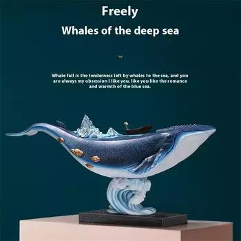 Изделия из смолы синего кита темно-синий