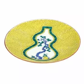 Изделия Кутани Печь Сейкоу 5 пластин Старая тыква Кутани Аотэ расколотая сосна иллюстрация Нет. МС-504 жёлтый