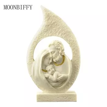 Изделия ручной работы из смолы, Фигурки для гостиной, Предметы интерьера, Мягкие окна, Мебель для рабочего стола, Семья из трех человек