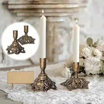 Изделия ручной работы из железа, уникальный ручной ретро-подсвечник, декоративный подсвечник для гостиной, украшение для дома S