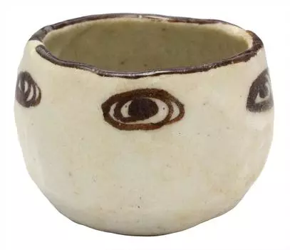 Изделия Сето Като Шунтирование чашка для сакэ деревянная Сино глаза лошади (в коробке) 999-0220 кремовый