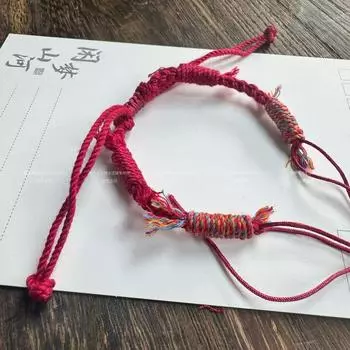 Изделия Тибетский стиль Ремешок для переноски Оригинальная ручная вязка Вручную из хлопковых нитей Золотой пчелиный воск Бирюзовые тибетские бусины Горизонтальный женский Paragraph 1