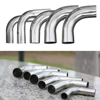 Изгиб оправки из нержавеющей стали, колено 90°, дополнительная труба 19mm