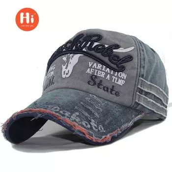 Изготовить старую бейсболку с головой быка, постиранную шляпу, козырек с окантовкой, новую бейсболку для мужчин и женщин