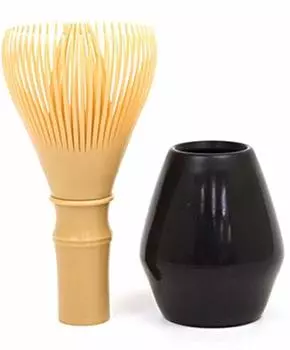 Изготовлен из небьющейся смолы, полностью поставляется с бамбуком, пригодным для мытья в посудомоечной машине, Япония, Часен, моющийся, сменный, (Белый цвет)