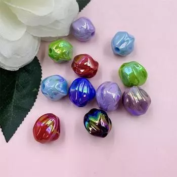 Изготовление 21 мм 15 шт. Волшебный цвет Творческий DIY Браслеты Бусины Серьги Акриловые Украшения Аксессуары Гетеротипные Модные Свободные Бусины