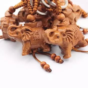 Изготовление аксессуаров Брелки из сандалового дерева Брелки для ключей из дерева Брелок для автомобиля Компоненты для брелоков Ювелирная фурнитура хаки