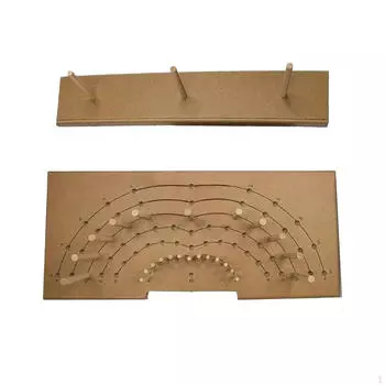 Изготовление бантов из лент, деревянное приспособление для изготовления атласных венков, рождественских подарков для больших волос