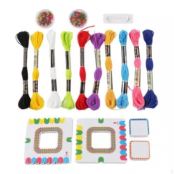 Изготовление браслетов своими руками, набор украшений с бусинами, дружба, искусство и ремесла