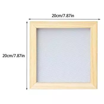 Изготовление бумаги Рамка Экран DIY Изготовление бумаги из дерева Изготовление бумаги Форма для изготовления бумаги Поделки Инструмент для переработки бумаги из дерева Многоразмерный