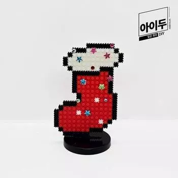 Изготовление деформируемых блоков для рождественского чулка Санты своими руками на мини-блоках Ido