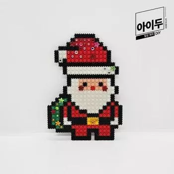 Изготовление деформируемых блоков I-Do DIY Mini Block Christmas Santa