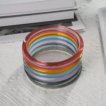 Изготовление деталей для сумки для покупок, ручки, круглая пластиковая ручка для кошелька, сменные аксессуары для сумки «сделай сам», 8,9 см as the picture