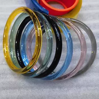 Изготовление деталей для сумки для покупок, ручки, круглая пластиковая ручка для кошелька, сменные аксессуары для сумки «сделай сам», 8,9 см