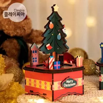 Изготовление музыкальной шкатулки Art Box/Claipia Christmas Tree