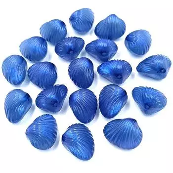 Изготовление подвесок для ожерелий 10 шт. для браслетов, ювелирных изделий, аксессуаров, акриловых бусинок-ракушек, перламутровых бусин аква голубой