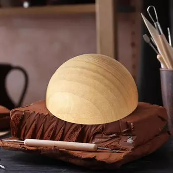 Изготовление полудеревянного шара для мебельной фурнитуры и гончарных инструментов 12cm