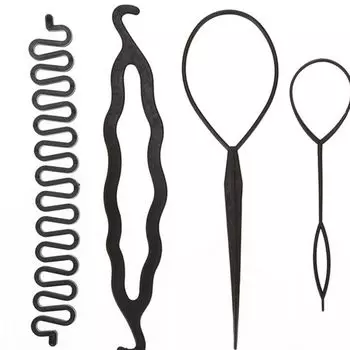 Изготовление прически Парикмахерский инструмент Твист Стиль Волшебный диск для волос Инструмент для плетения волос Заколка для волос