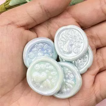 Изготовление ремесленного кролика с геометрией для ожерелья, сережек, аксессуаров для бисера, материал ручной работы, акрил, 5 шт., 24*25 мм, бусины, сделай сам, подвески для изготовления ювелирных изделий