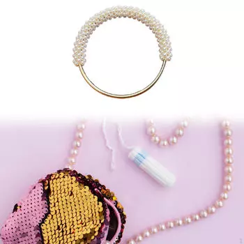 Изготовление ручки для сумки своими руками, круглое вязаное крючком декоративное кольцо, аксессуар белый