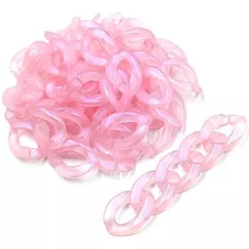 Изготовление ювелирных изделий из браслетов своими руками, свободные бусины, флуоресцентные акриловые витые бусины-цепочки, модные ювелирные изделия, флуоресцентные витые бусины-цепочки, бусины 10 шт. синий