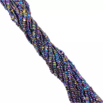 Изготовление ювелирных изделий, ожерелье с гематитом, драгоценный камень, браслет, свободные бусины, оптовая продажа, кулон «сделай сам», 1 компл., аксессуары Long B6