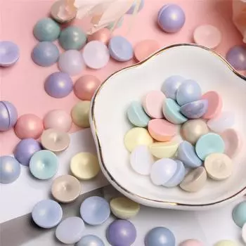 Изготовление ювелирных изделий, подарки, макароны, матовые, 100 шт., 12 мм, сделай сам, для декора, полукруглые бусины, аксессуары ручной работы для дома 100Pcs разноцветный