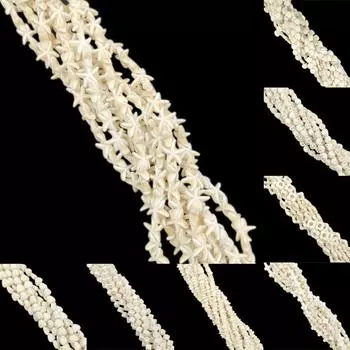 Изготовление ювелирных изделий Подвеска Ожерелье Браслет DIY Аксессуары ручной работы Бусины квадратные Морская звезда Цветок Натуральный бирюзовый камень 12