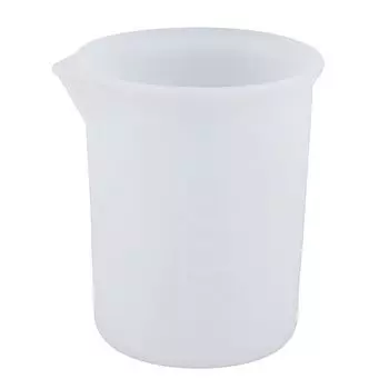 Изготовление ювелирных изделий своими руками мерный стаканчик ручной работы силиконовый 100 мл смола клей инструменты белый