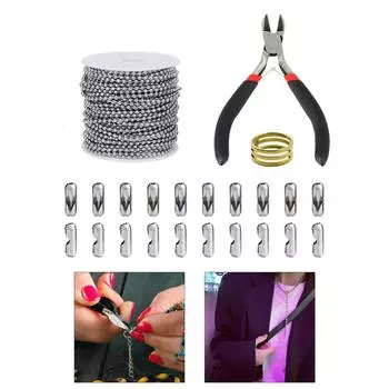 Изготовление ювелирных изделий SWT Crafting Supplies Ежедневное использование с плоскогубцами Застежки и соединительные кольца Аксессуары для ожерелий Браслеты