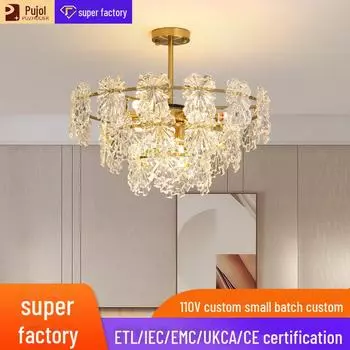 Изготовленная на заказ американская ретро хрустальная люстра для роскошной гостиной или спальни No Light Source