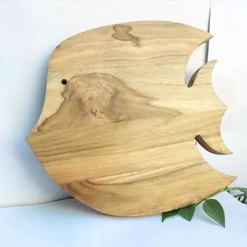 Изготовленное наслаждение: Разделочная доска для рыбы ручной работы - разделочная доска из натурального дерева ручной работы