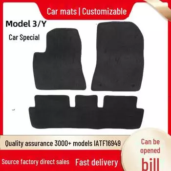 Изготовленные на заказ нейлоновые коврики для Tesla Model 3/Y MODEL 3; Lightweight