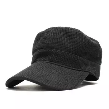 Изготовленный на заказ большой размер термокепка рабочая кепка вафельная малая кепка высокопроизводительная моющаяся защита от ультрафиолета быстросохнущая мягкий вафельный материал XL черный чёрный