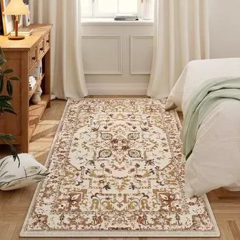 Изготовленный на заказ искусственный кашемировый ковер, пригодный для машинной стирки, для журнального столика, спальни или прикроватной тумбочки 40x60cm Sample