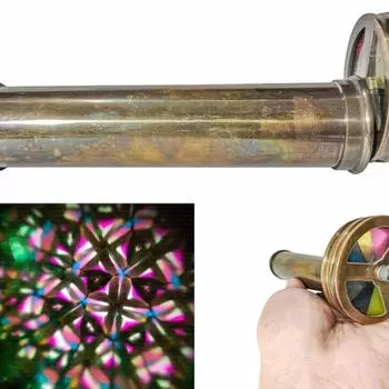 Изготовленный на заказ разноцветный латунный калейдоскоп, персонализированный подарок для пап, мужчин, женщин, детей, годовщин свадеб, дней рождения, рождественский декор