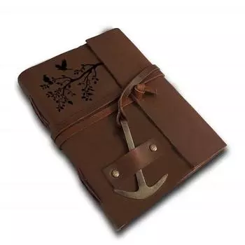 Изготовленный вручную кожаный переплет, классический винтажный дизайн, дневник, блокнот, журнал, планировщик, нелинованный блокнот, альбом для рисования