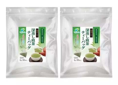 Изготовлено из чая из префектуры Сидзуока, пропаренного чая сенча, горячего треугольного нейлонового чая, примерно 100 5 г x 30 штук, первоклассный Какегава,