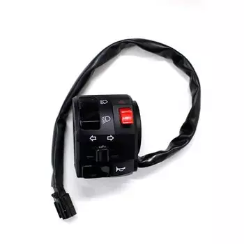 Изготовлено TWR для моделей 2022 года и более поздних моделей DAX ST125 Левый переключатель на ручке в сборе DAX125 Аксессуары для мотоциклов Туристический переключатель с аварийным выключателем чёрный