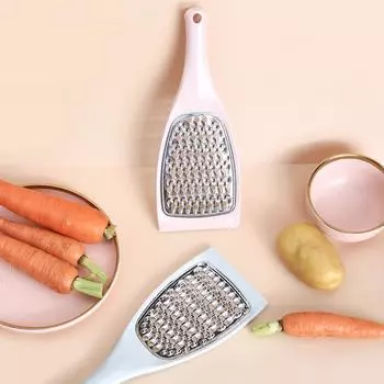 Измельченная терка, многофункциональная бытовая терка для овощей из нержавеющей стали, кухонная утварь розовый