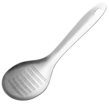 Измельчитель чеснока, ручная терка для приготовления дополнительных продуктов, Нескользящая прочная терка в форме ложки, терка для фруктов и овощей, шлифовальная машина для кухни S