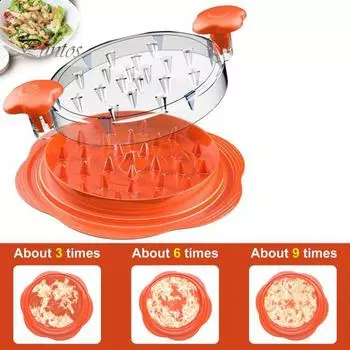 Измельчитель для курицы, измельчитель мяса с нескользящей основой, эргономичная ручка, инструмент для быстрой нарезки курицы, говядины, свинины циан