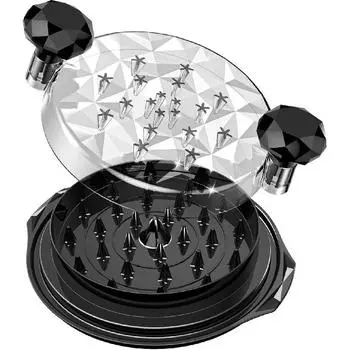 Измельчитель для курицы с щеткой Инструмент для измельчения курицы Twist Stable Anti-Slip Не содержит бисфенол А Инструмент для измельчения мяса Twist Эргономичная и безопасная прозрачная крышка чёрный