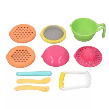 Измельчитель для пищевых добавок для детского питания, многофункциональный ручной набор для измельчения продуктов, приготовления пюре L(for 6.5-9kg)