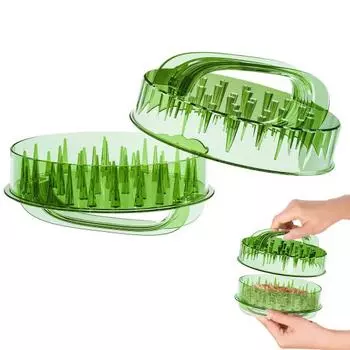 Измельчитель курицы Twist с прозрачной крышкой, нескользящим основанием, эргономичной ручкой, термостойкий измельчитель мяса для говядины, свинины, индейки