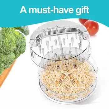 Измельчитель курицы Twist с прозрачной крышкой, нескользящим основанием, эргономичной ручкой, термостойкий измельчитель мяса для говядины, свинины, индейки чистый