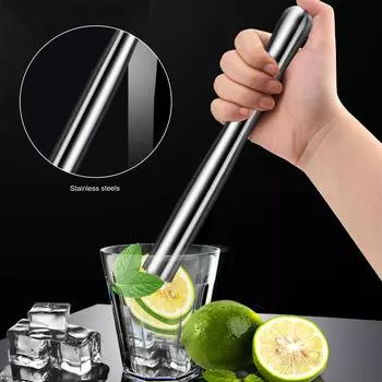 Измельчитель льда из нержавеющей стали для коктейлей, профессиональный инструмент бармена для измельчения льда и измельчения фруктов M